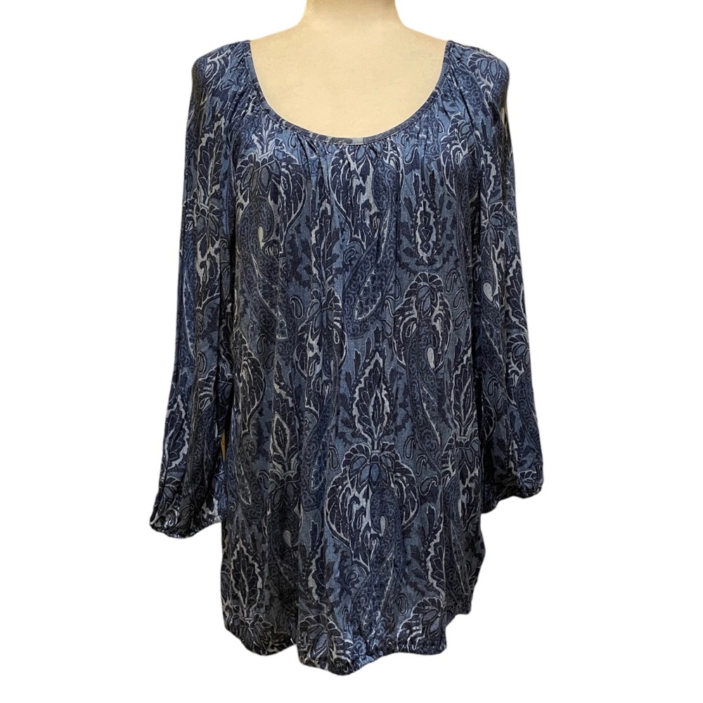Michael Kors Paisley Pattern Top XL‎